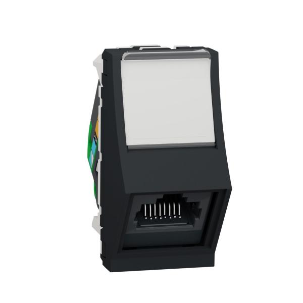 TOMA RJ45 NU340654 CATEGORÍA 6 STP 1 MODULO ANTRACITA