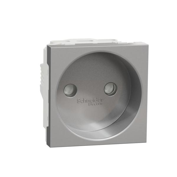 BASE 2P 16A 2 MÓDULOS ALUMINIO