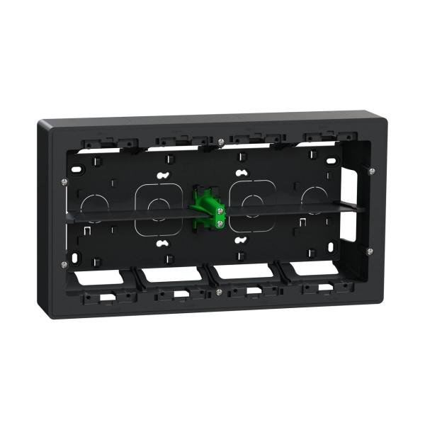 CAJA SUPERFICIE 2x10 MÓDULOS ANTRACITA