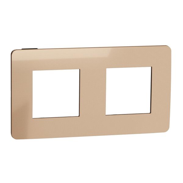 MARCO 2 ELEMENTOS STUDIO METAL COBRE NEGRO