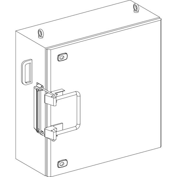 COFRET DE DERIVACIN PARA FUSIBLE DIN T2 400A CON AISLADOR 3L+N+PE