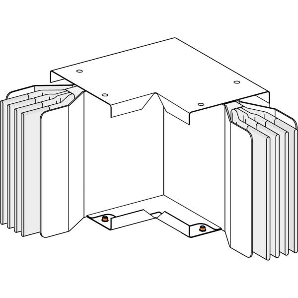 CODO PLANO N1 3L+N+PE 2500A ALUMINIO