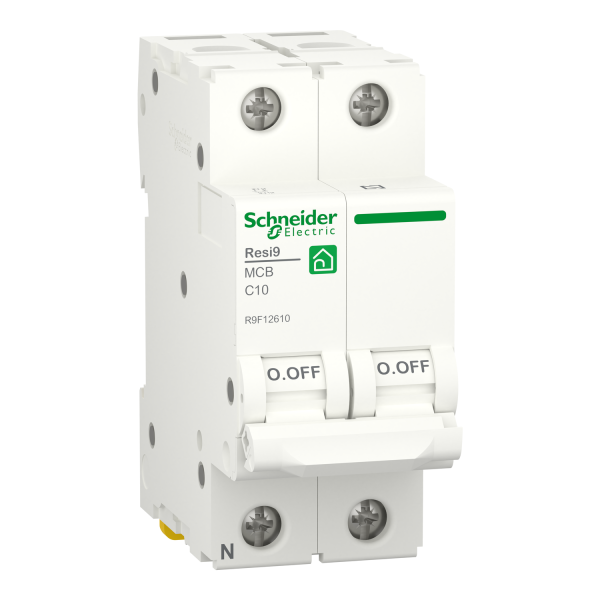 Interruptor Magnetotérmico; Resi9; 1P+N; 10 A; 6000 A; 230 V