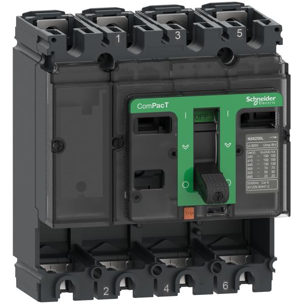 Bloque de corte ComPacT NSX100F 36kA AC 4P 100A