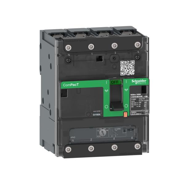 INTERRUPTOR NSXm100B 25kA AC 4P4R 80A TMD TORNILLO
