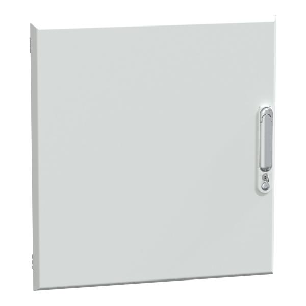 Puerta plena, PrismaSeT G, IP30, 600mm (an.) x 630mm (alt.), 12 Módulos, Blanca, RAL 9003