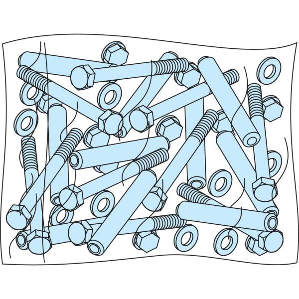 SET TORNILLOS + ACCESORIO ANCHO PRISMA P (10u)