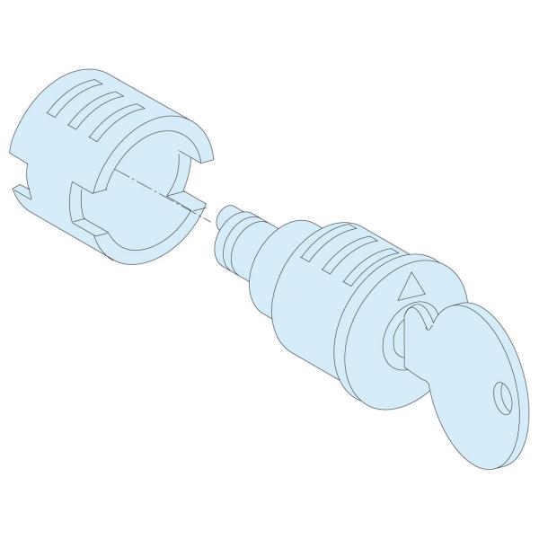 CERRADURA IP55 + 2 LLAVES 1242E