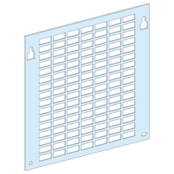 PLACA G PERFORADA PLANA 4 MÓDULOS