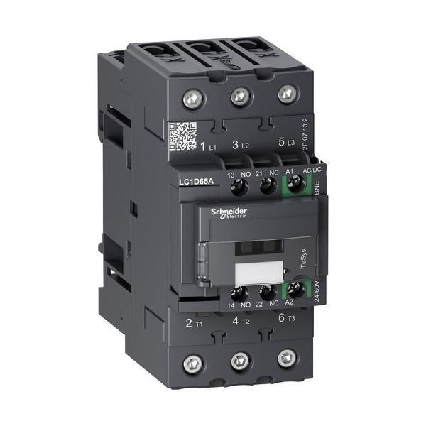 CONTACTOR 3P AC3 65A 24-60V AC/DC