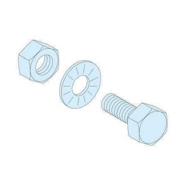 JUEGO 20 TORNILLOS M6x20 + 20 TUERCAS + ARANDELAS