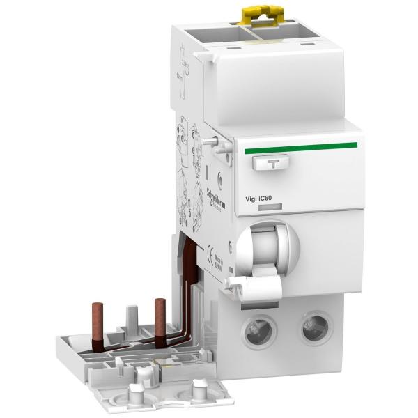 BLOQUE DIFERENCIAL VIGI IC60 2P 63A 300mA-S CLASE CA