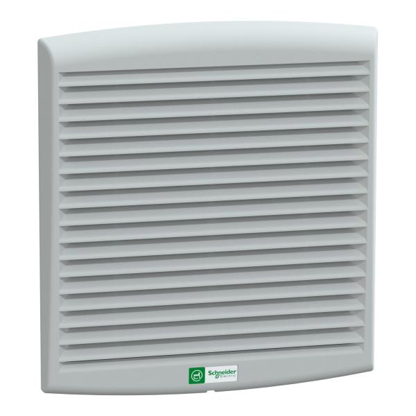 Rejilla de salida IP54, mecanizado 223x223mm. Dimensiones 268x248mm