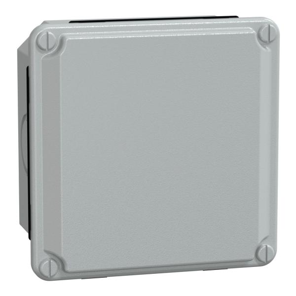 CAJA ACERO SEMITROQUELADA 105x105x49mm