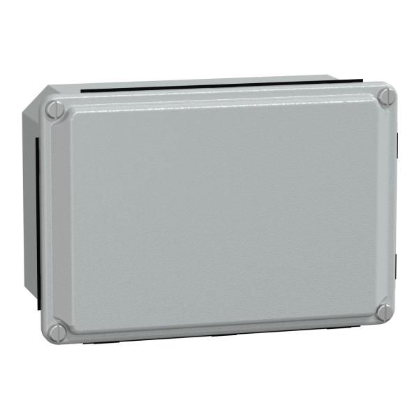 CAJA ACERO TAPA BAJA 155x105x61mm