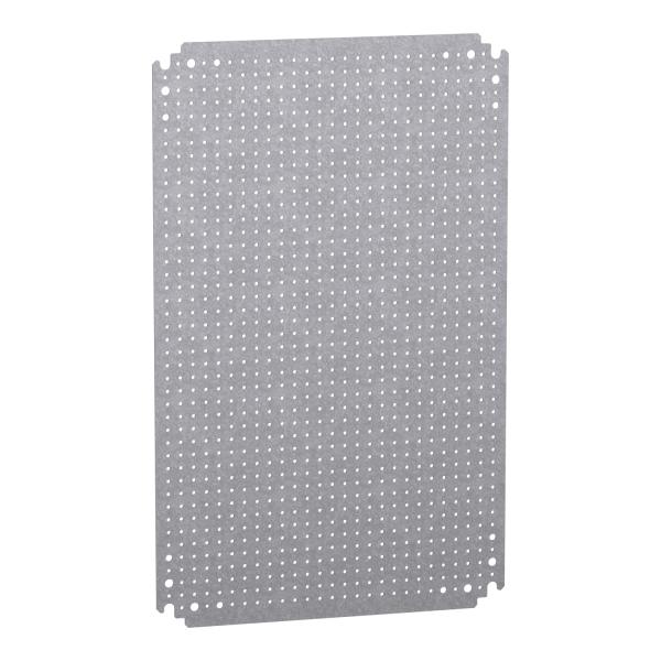 Placa Montaje Perforada H600xW400 diámetro de los orificios 3,6mm, paso  12,5mm