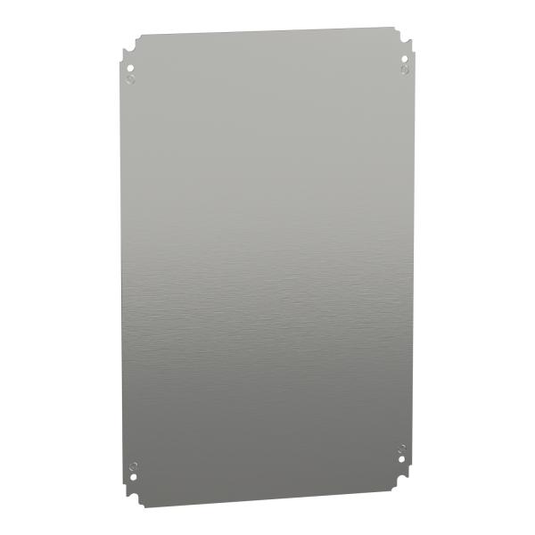 Placa de montaje de acero galvanizado. Dimensiones  600X400