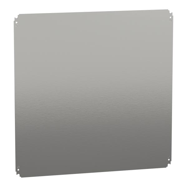 Placa de montaje de acero galvanizado. Dimensiones  800X800