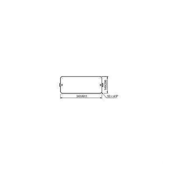 PLACA MONTAJE PARA FIJACIÓN APARELLAJE 500