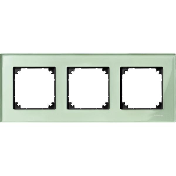 MARCO CON 3 ELEMENTOS ELEGANCE VERDE CRISTAL