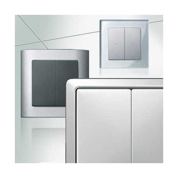 TECLA DOBLE ARTEC ACERO