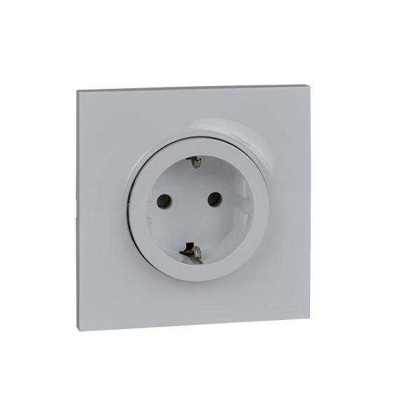 BASE SCHUKO 16A CON SEGURIDAD MONOBLOCK