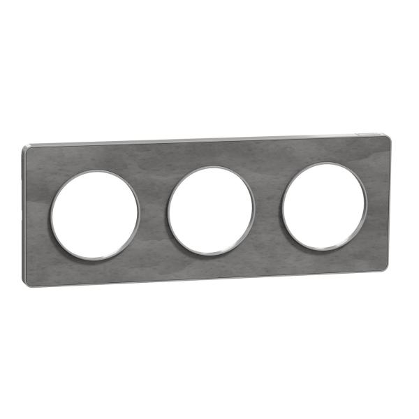 MARCO TOUCH CON 3 ELEMENTO ODACE PLATA ARDESIA