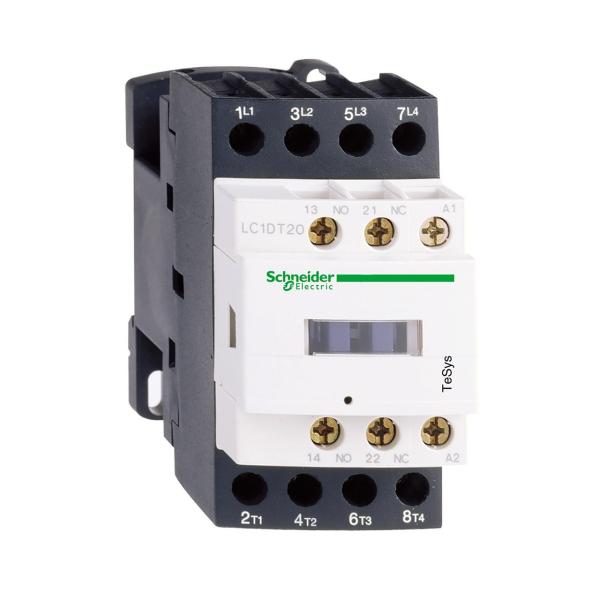 CONTACTOR 25A 1 NA/1 NC 24V CC-AR ANTIPARÁSITO 2P