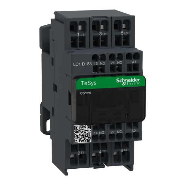 CONTACTOR 18A 1 NA/1 NC 230V 50-60Hz RESORTE