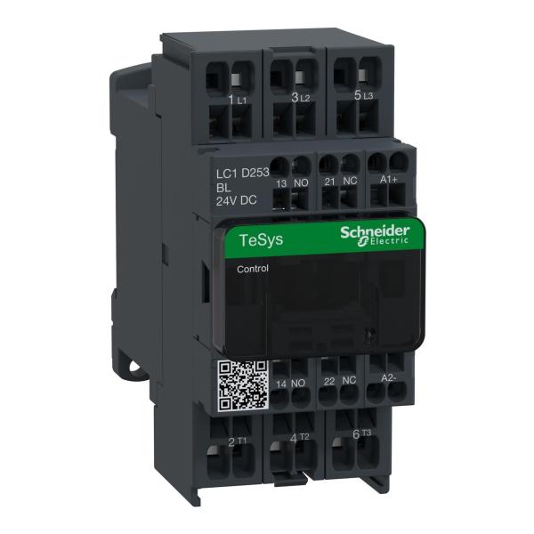 CONTACTOR 25A 1 NA/1 NC 24V BC-AR ANTIPARÁSITO RESORTE