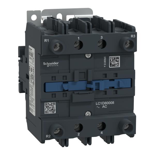 Contactor Tesys D - 4P(2 NA + 2 NF) - AC-1 <= 440 V 125 A 110 V CA 50/60 Hz bob