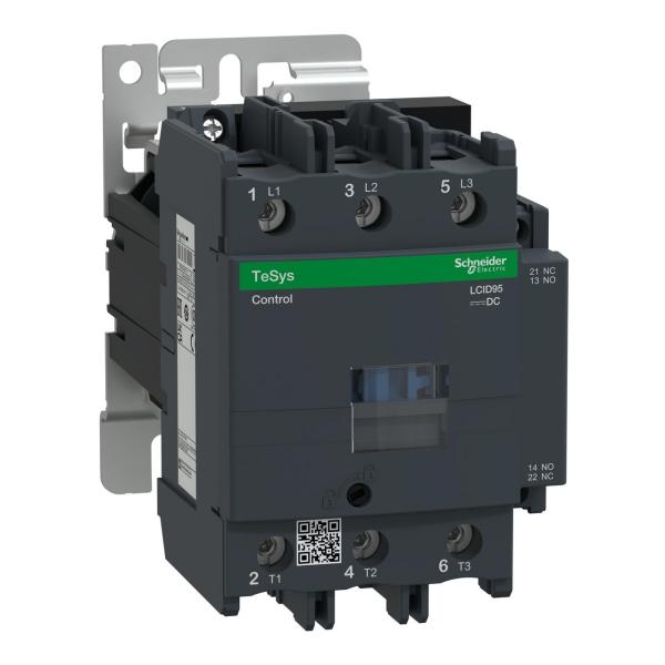 CONTACTOR 95A 1 NA/1 NC 24V CC-AR ANTIPARÁSITO