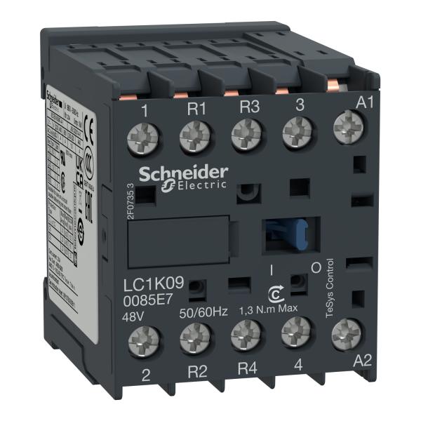 Contactor TeSys K - 4P(2 NA+2 NF) - AC-1 - <= 440 V 20 A - 48 V bobina CA