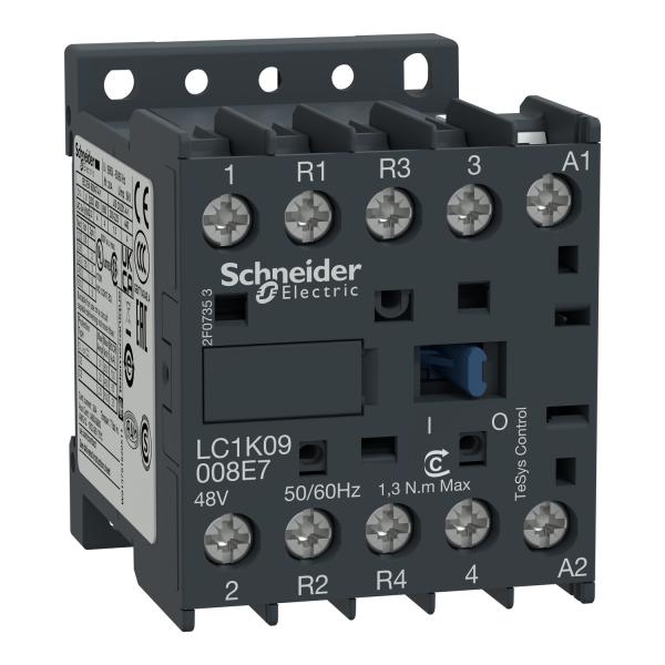 Contactor TeSys K - 4P(2 NA+2 NF) - AC-1 - <= 440 V 20 A - 48 V bobina CA
