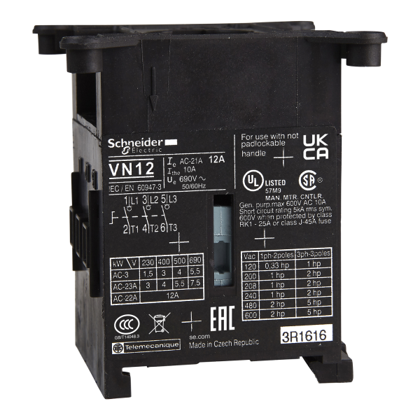 Mini desconector de conmutador para base Vario - 3P - 20 A