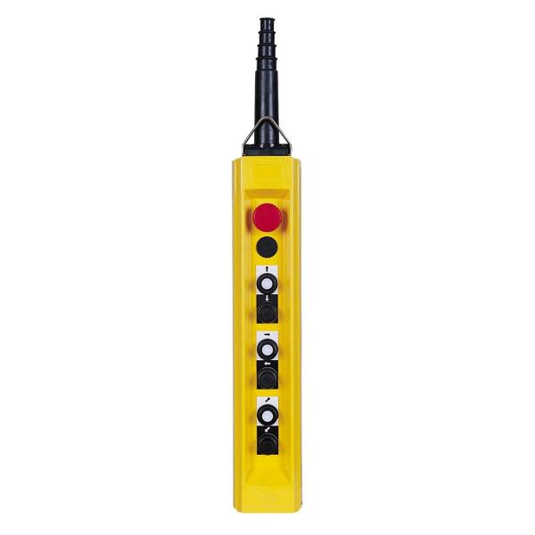 CAJA COLGANTE CON 6 PULSADORES + EMERGENCIA