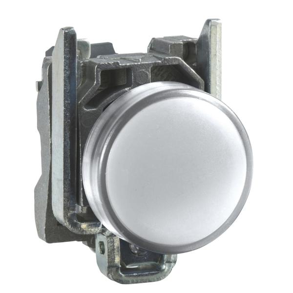 PILOTO LED DIÁMETRO 22 230-240V BLANCO EMBELLECEDOR METÁLICO