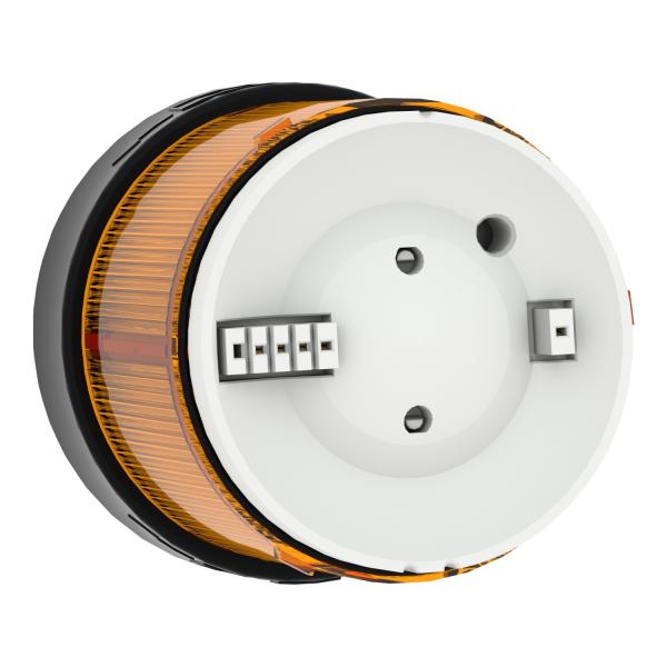 Harmony XVB - Unidad iluminada - luz fixa - naranja - 24 v ca cc