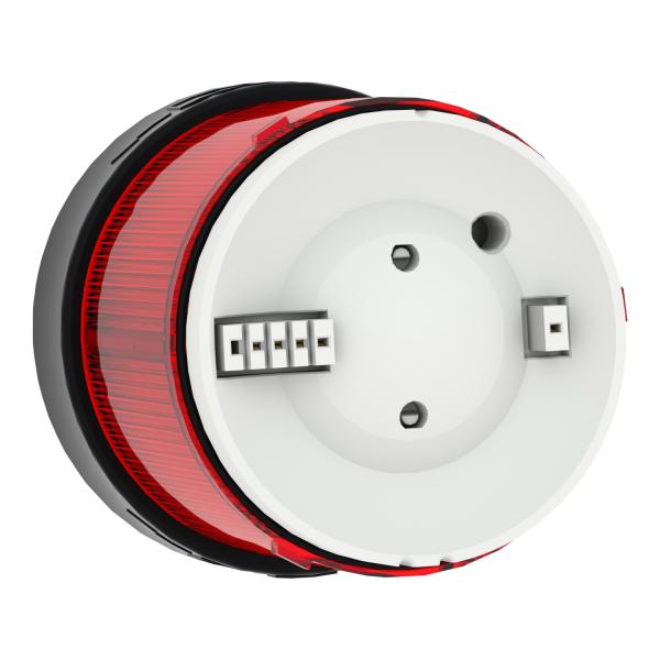 Unidad iluminada - luz intermitente - vermelha - 48..230 v ac