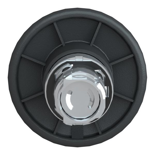 Cabeza pulsador  seta 60mm negro