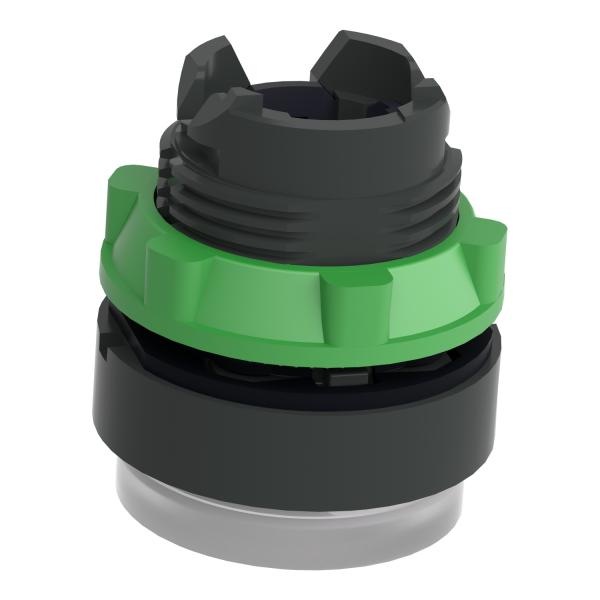 Cabeza pulsador  luminoso led sal blanco