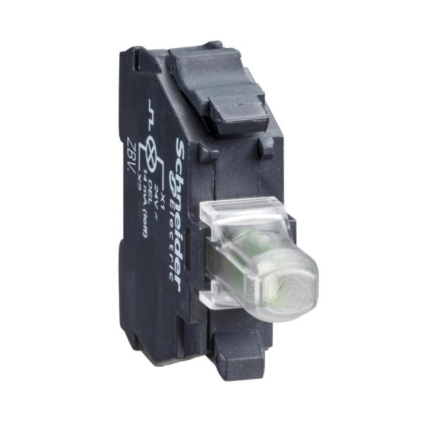 BLOQUE LUMINOSO LED 24-120V CA/CC VERDE