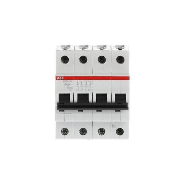 INTERRUPTOR AUTOMTICO S203-C32NA 3P+N 32A C 10kA