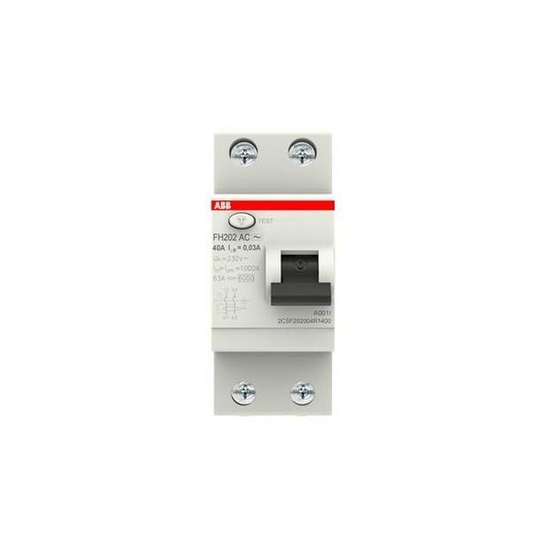 INTERRUPTOR DIFERENCIAL RESIDENCIAL FH202AC-40/0,03 2P 40A TIPO AC 30mA