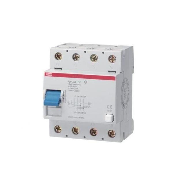 INTERRUPTOR DIFERENCIAL INDUSTRIAL F204AC-125/0,3 4P 125A TIPO AC 300mA