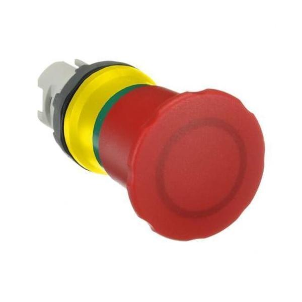 PULSADOR EMERGENCIA 40mm MPEP4-10R REARME TIRANDO ROJO