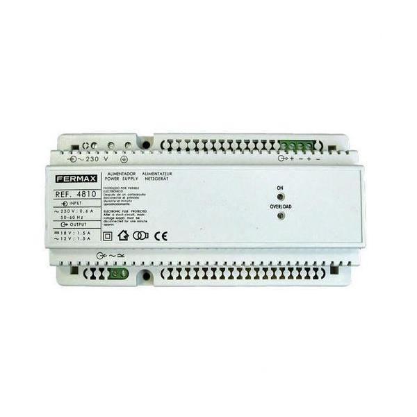 ALIMENTADOR 12VAC-1,5A/18VDC-1,5A DIN10