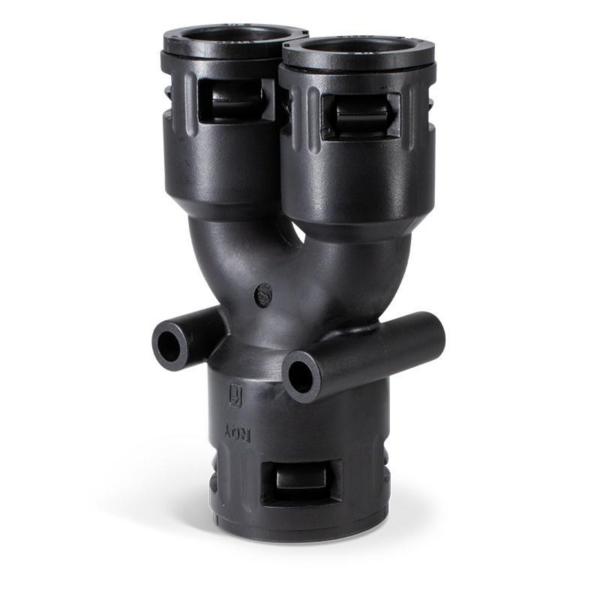 DERIVACIÓN EN Y PLÁSTICO RQ4 2x28,5 GRIS