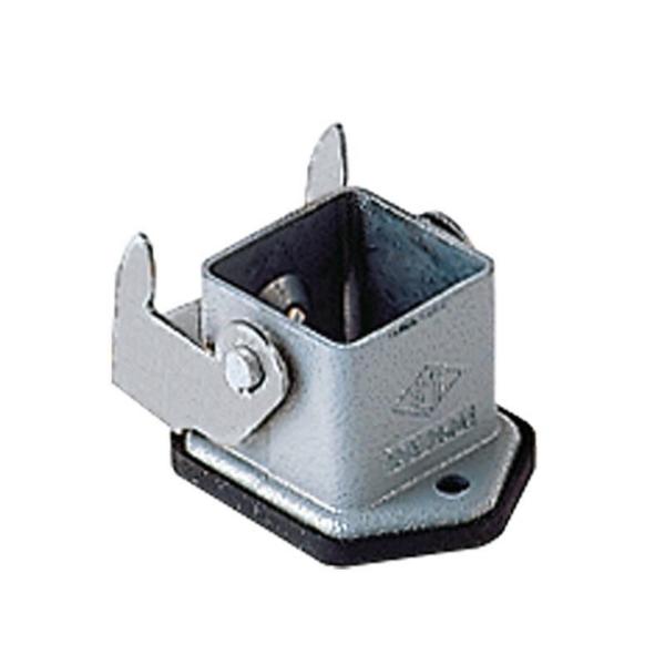 ZÓCALO ANGULAR CONECTOR ILME 3P 10A METÁLICO