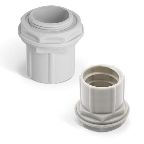 RACOR M-25 GRIS PARA TUBO FLEXIBLE M25